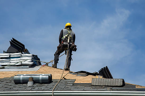 Professional Gutter Installation technician working in Feasterville Trevose, PA